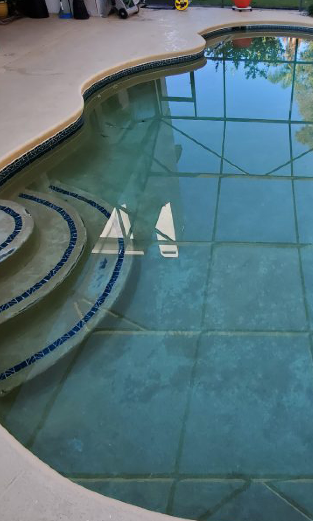 Pool before renovations