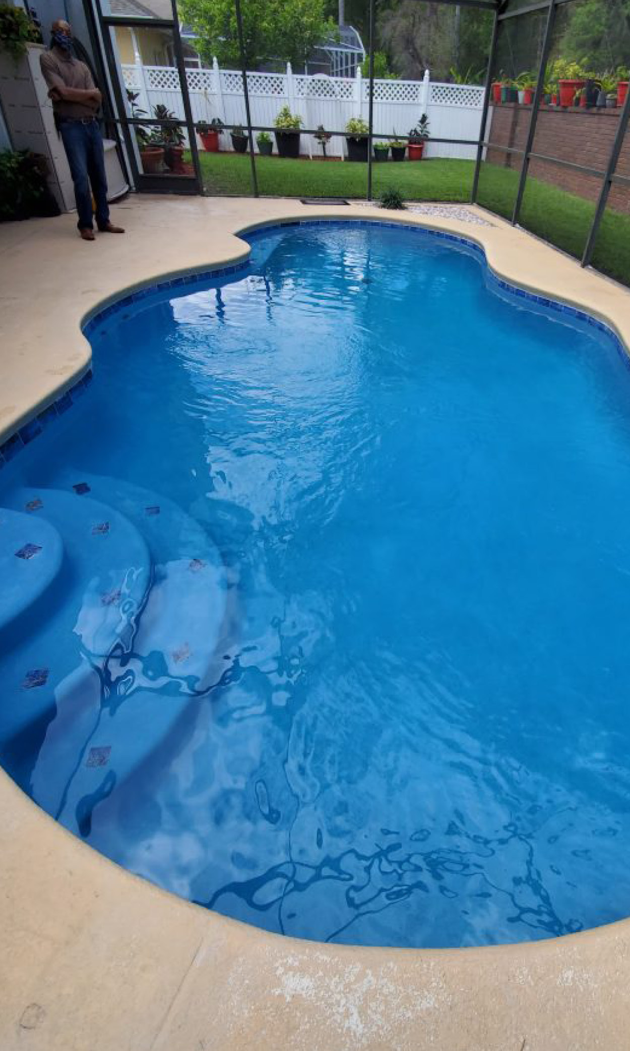 Pool after renovations
