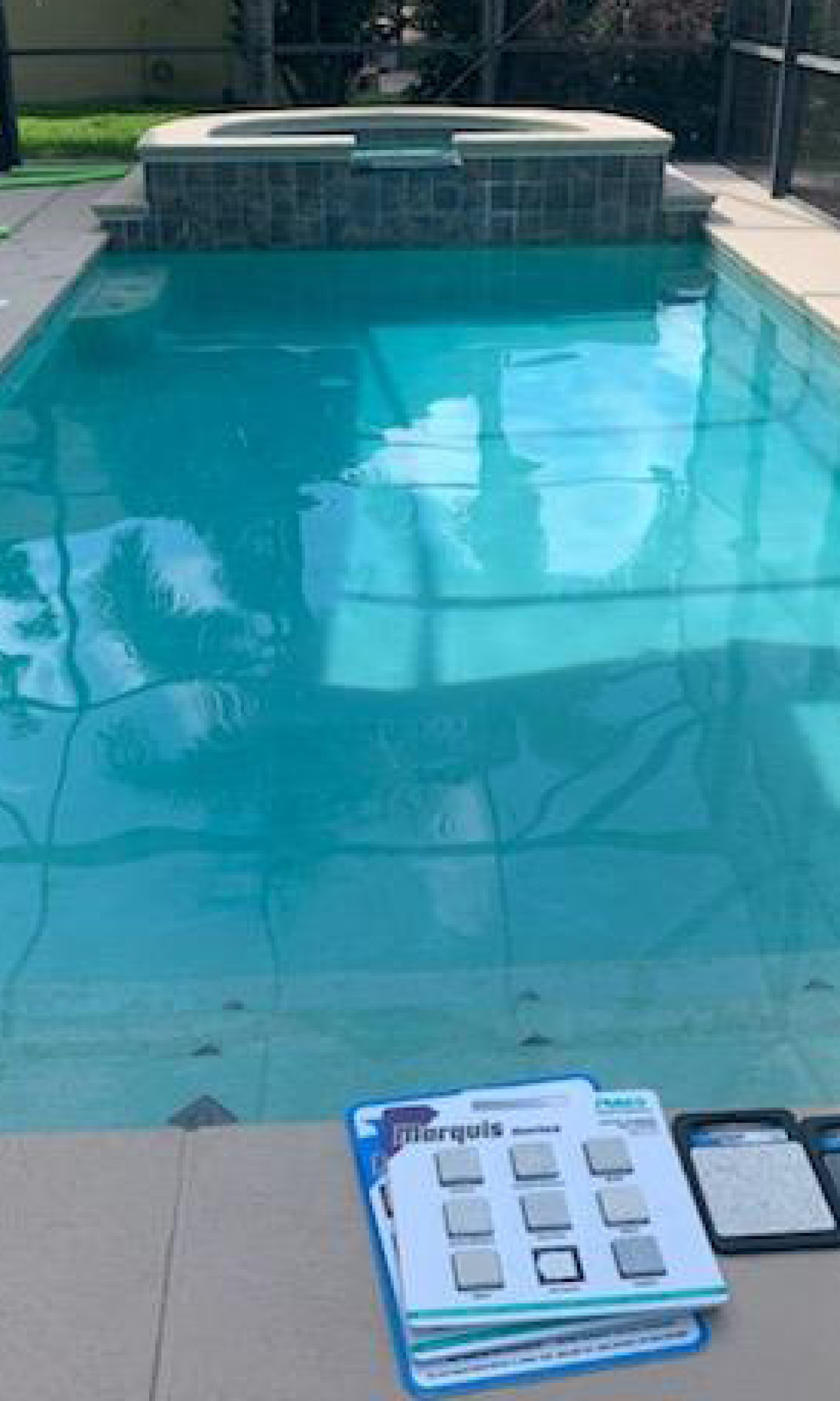 Pool before renovations
