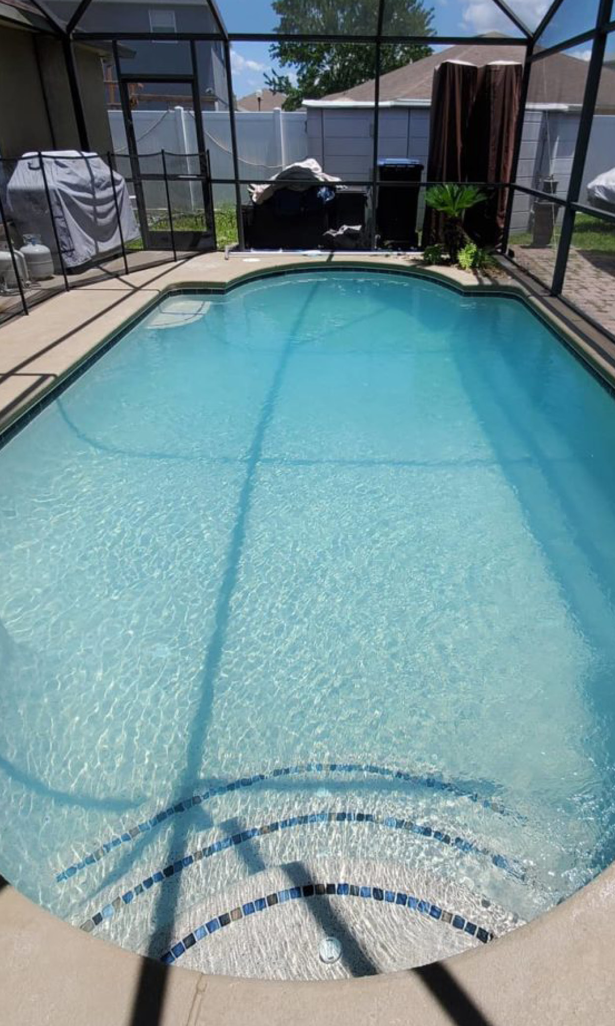 Pool after renovations